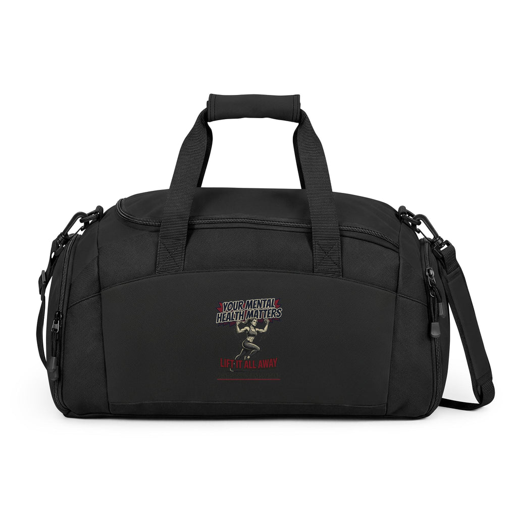Embroidered Warrior Gym Bag — Tactical Duffel for Gym, Travel & Training