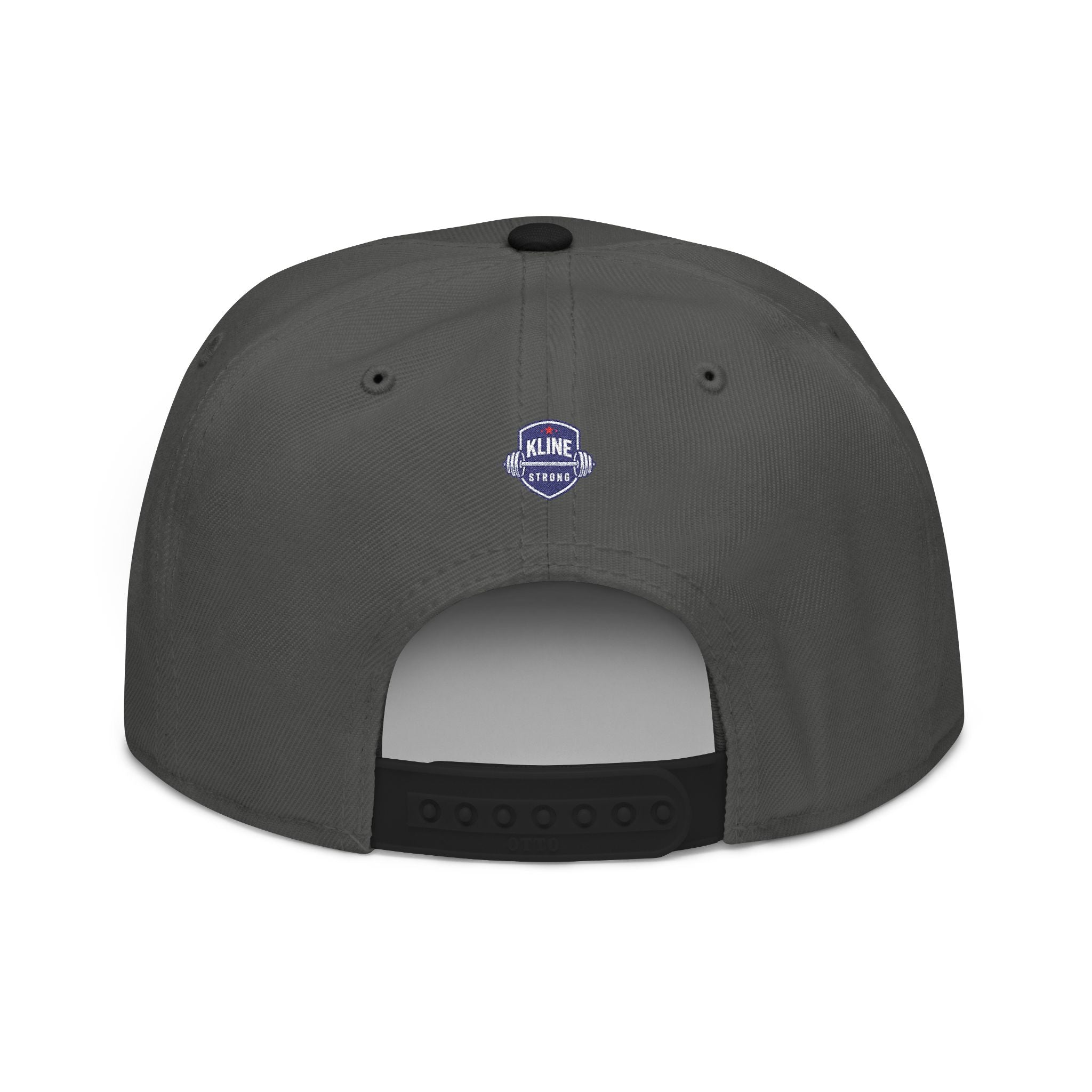 Embroidered Street Patch Snapback Hat — Red Graffiti Logo