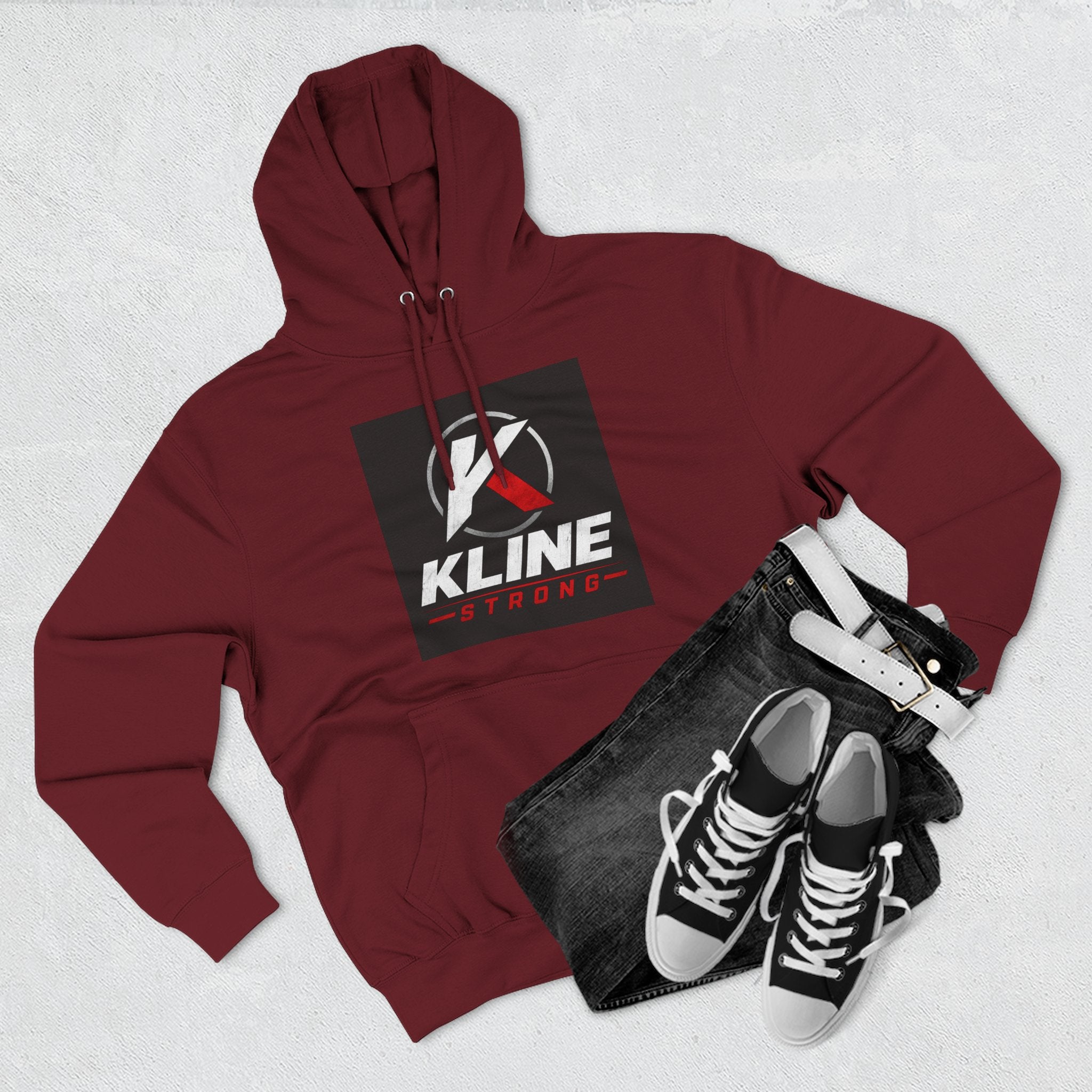 Kline Strong Three-Panel Fleece Hoodie