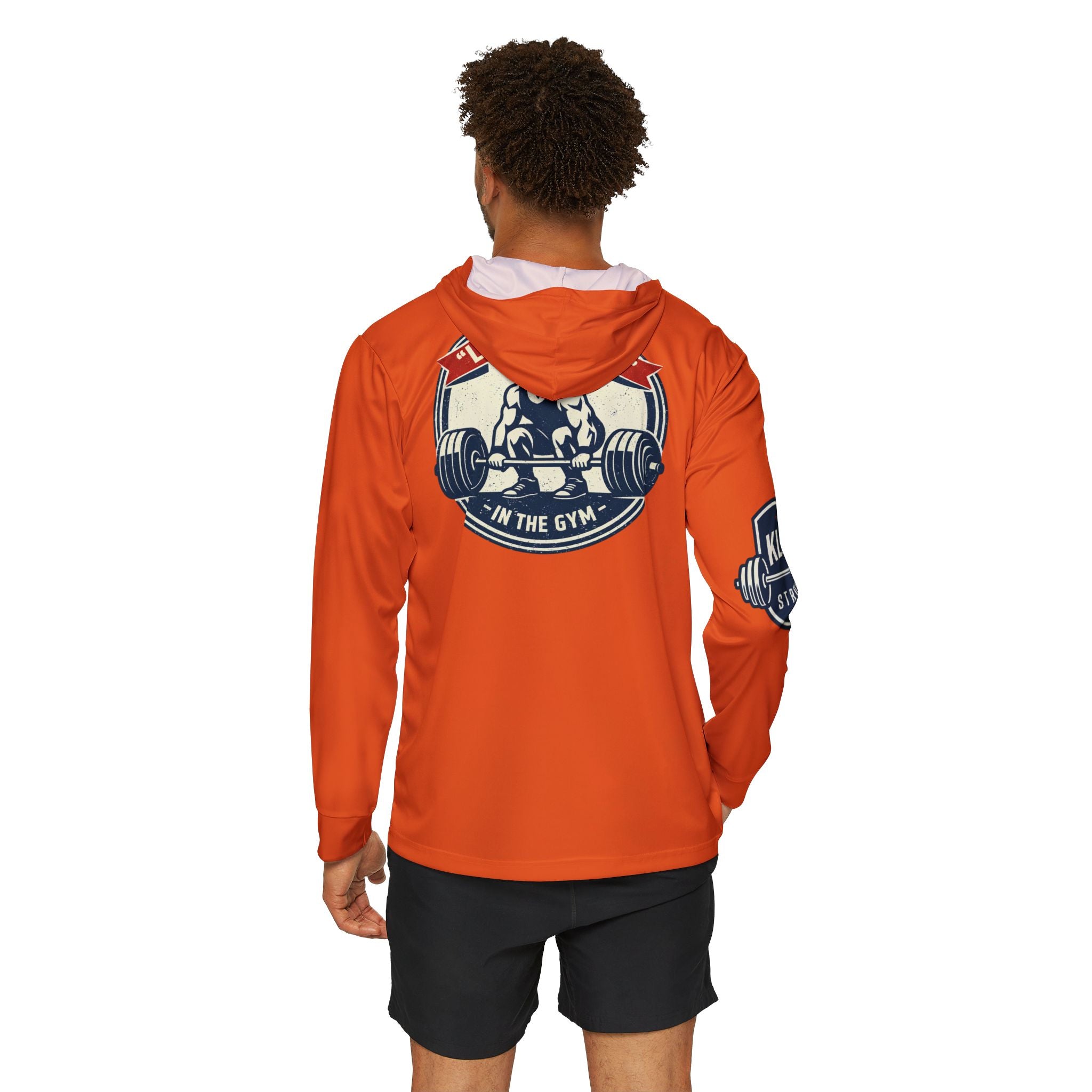 Kline Strong Fitness Hoodie — Men's Gym Warmup Hooded Shirt