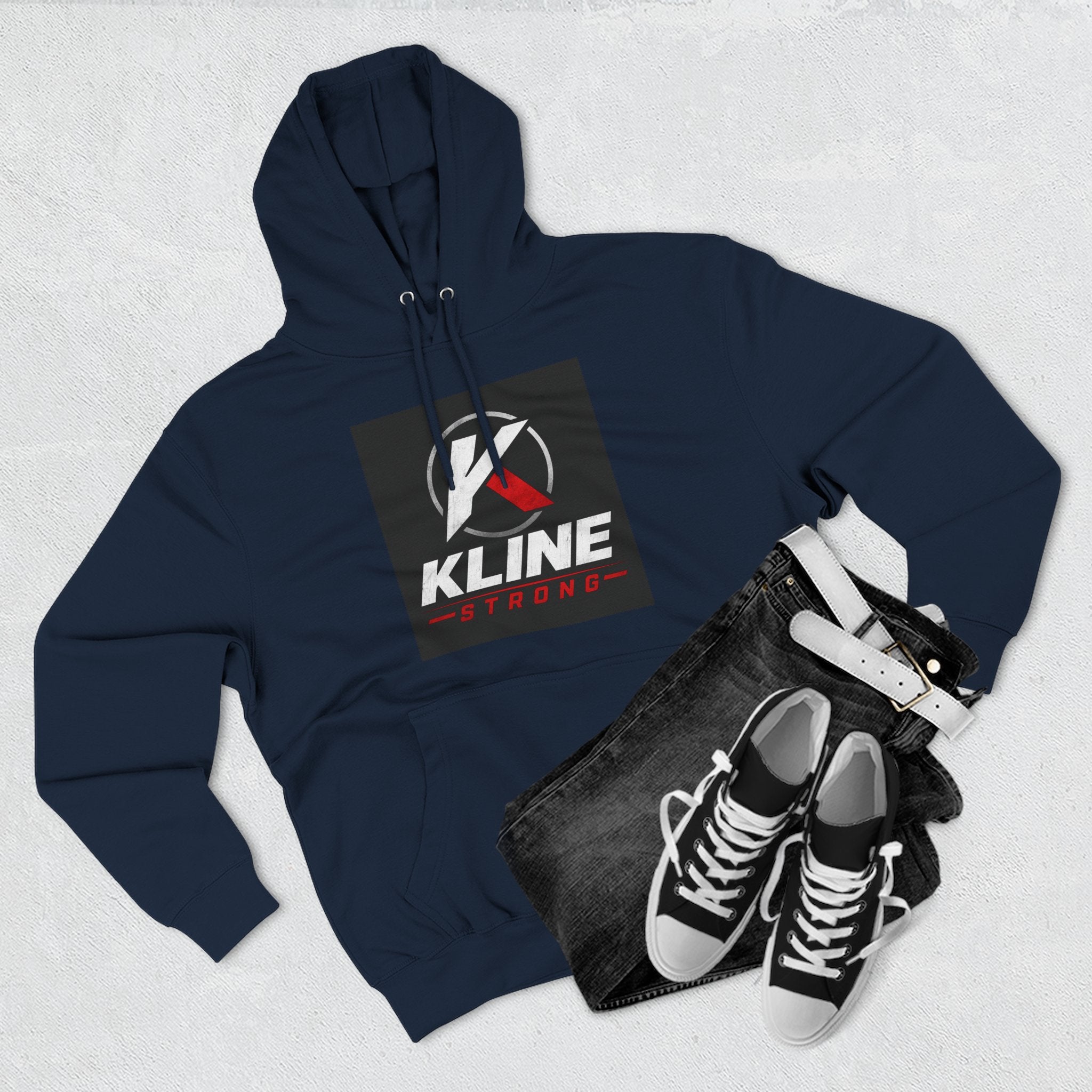 Kline Strong Three-Panel Fleece Hoodie