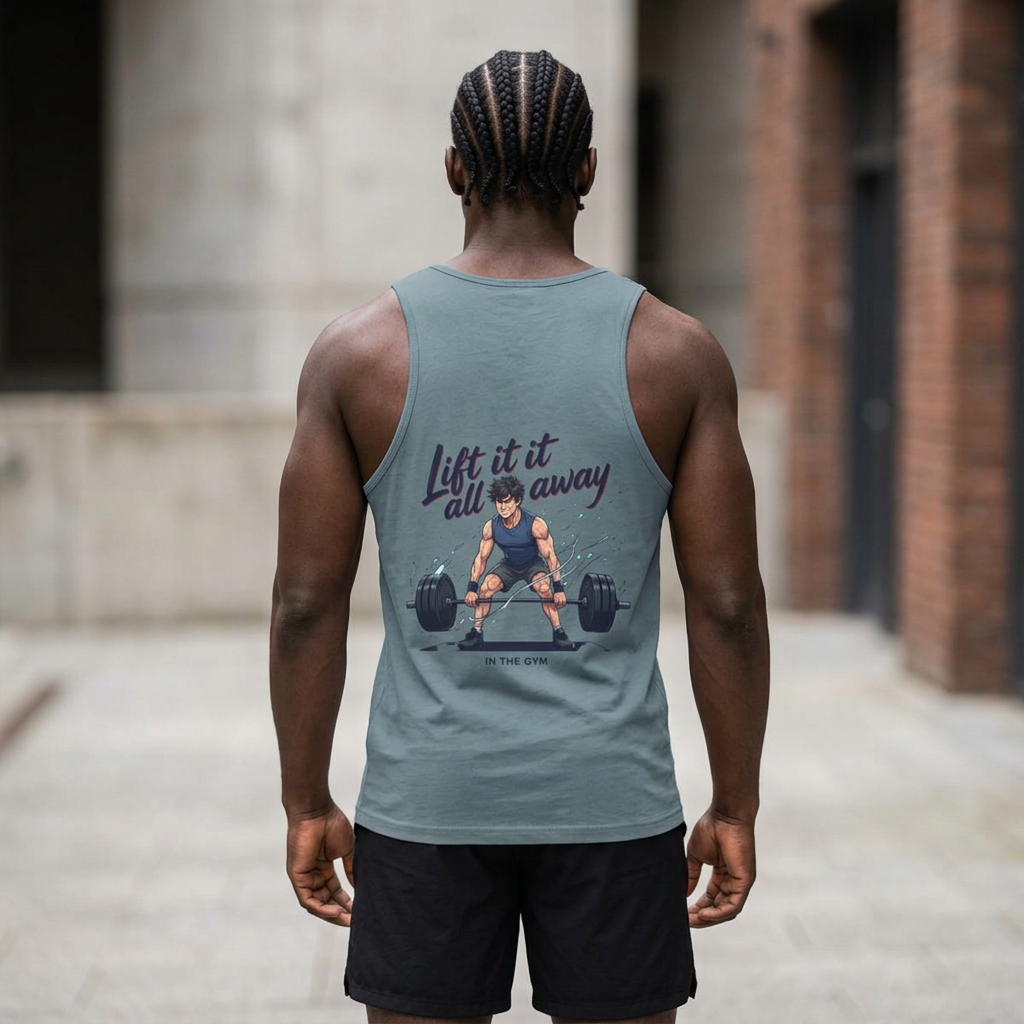 Fitness Tank Top — "Kline Strong" & "Lift It All Away" Gym Muscle Tank