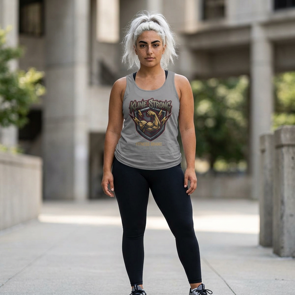 Fitness Tank Top — "Kline Strong" & "Lift It All Away" Gym Muscle Tank