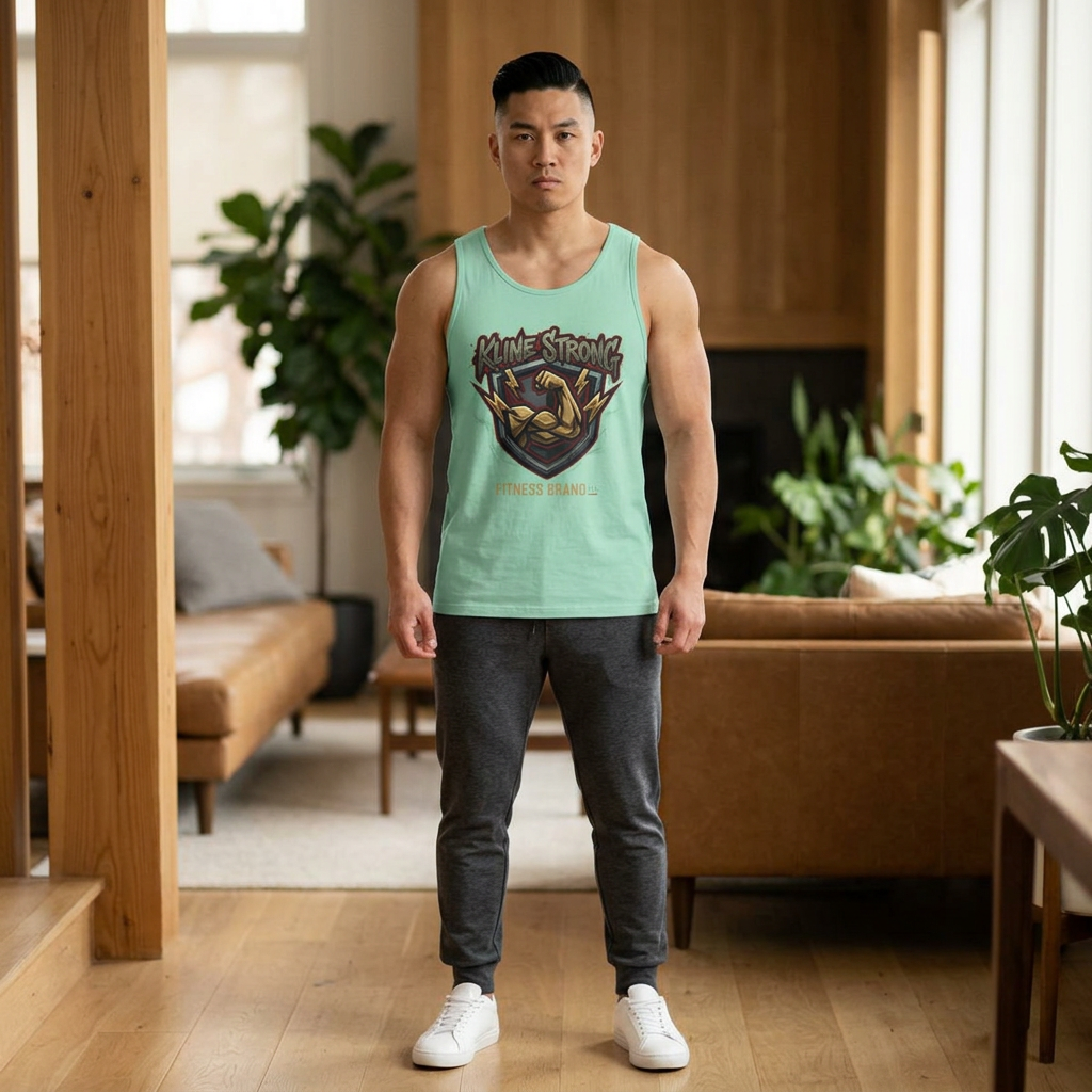 Fitness Tank Top — "Kline Strong" & "Lift It All Away" Gym Muscle Tank