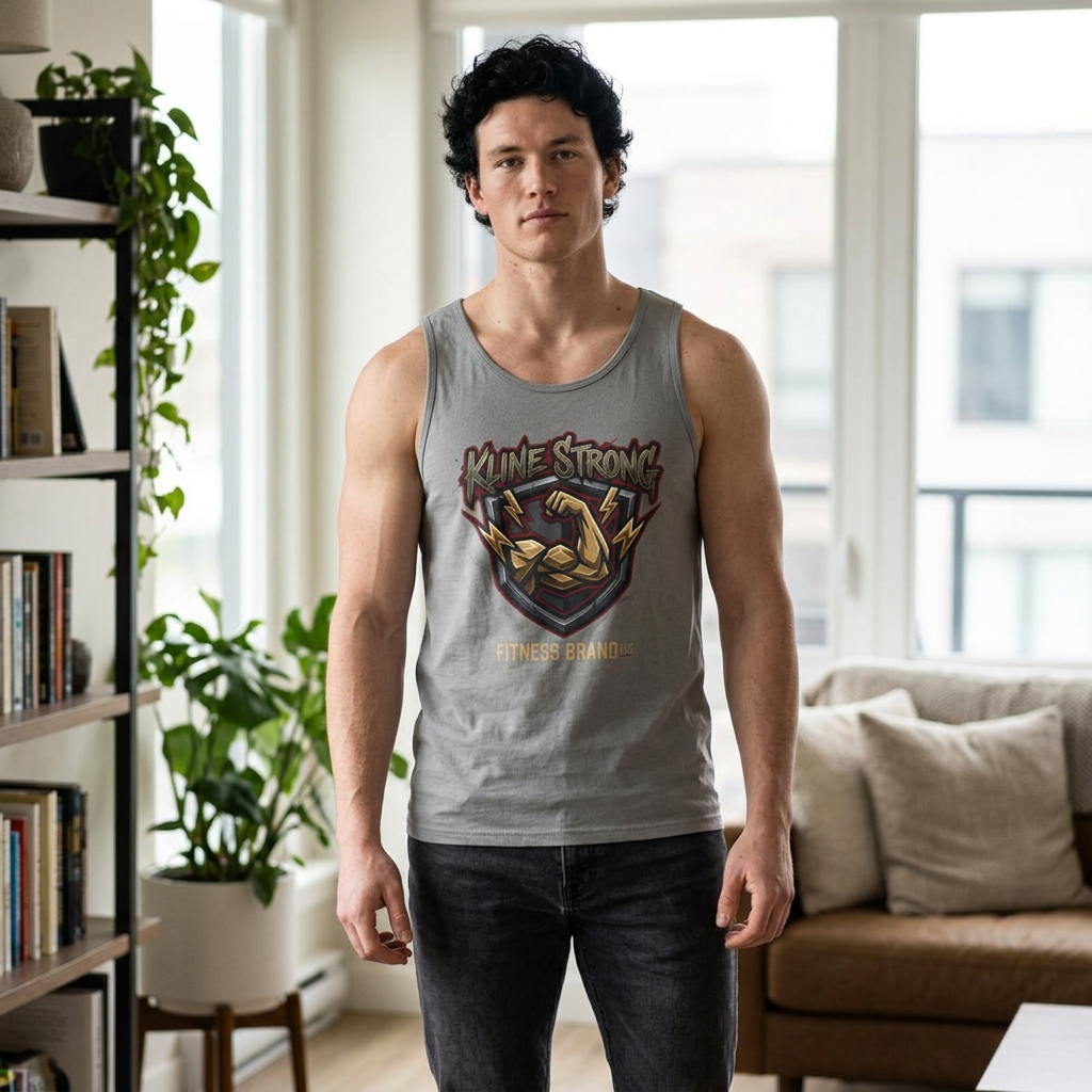 Fitness Tank Top — "Kline Strong" & "Lift It All Away" Gym Muscle Tank