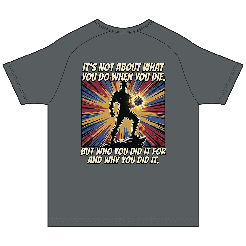 Gym Rashguard Tee — "Lift It All Away" Motivational Weightlifting Shirt