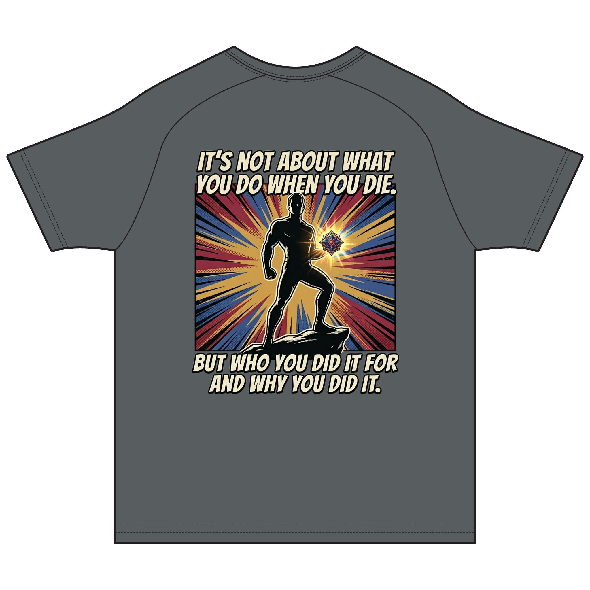 Gym Rashguard Tee — "Lift It All Away" Motivational Weightlifting Shirt