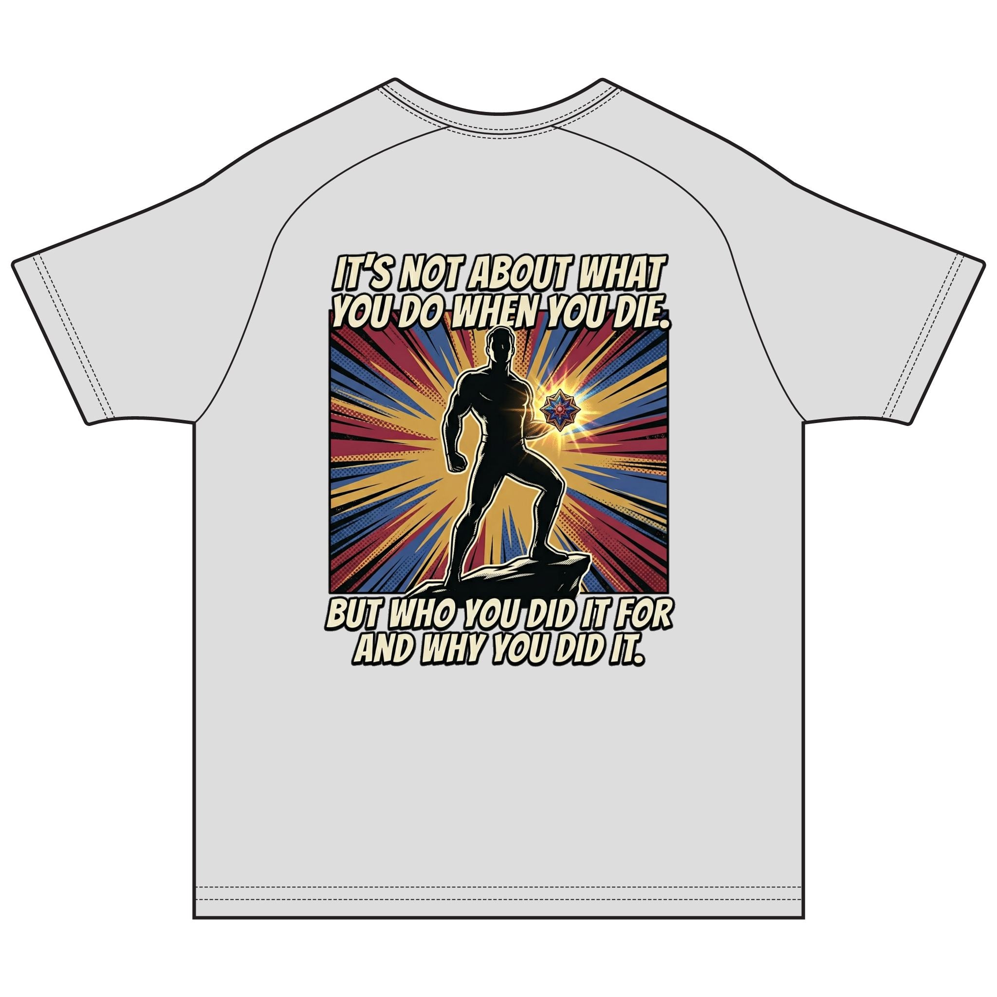 Gym Rashguard Tee — "Lift It All Away" Motivational Weightlifting Shirt