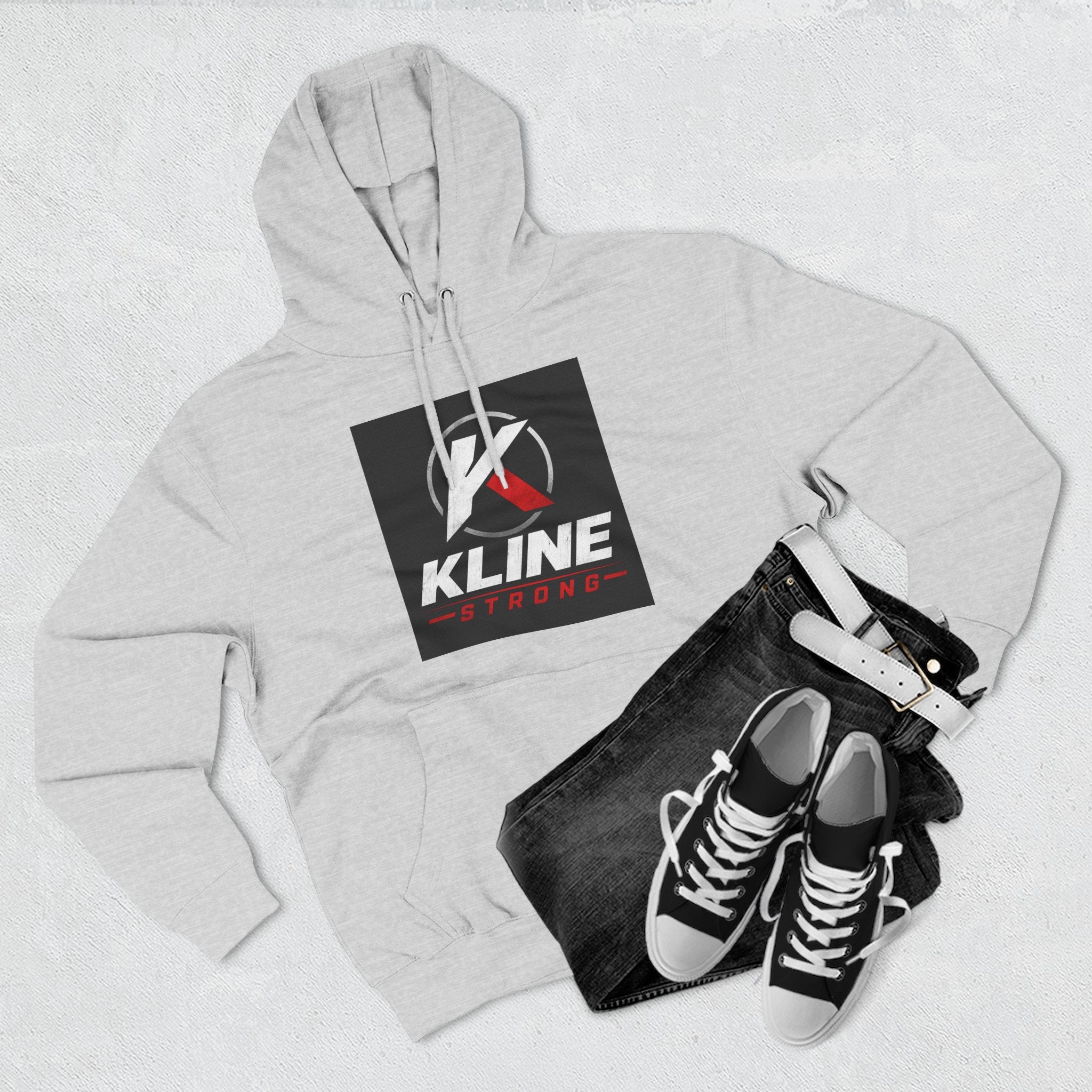 Kline Strong Three-Panel Fleece Hoodie