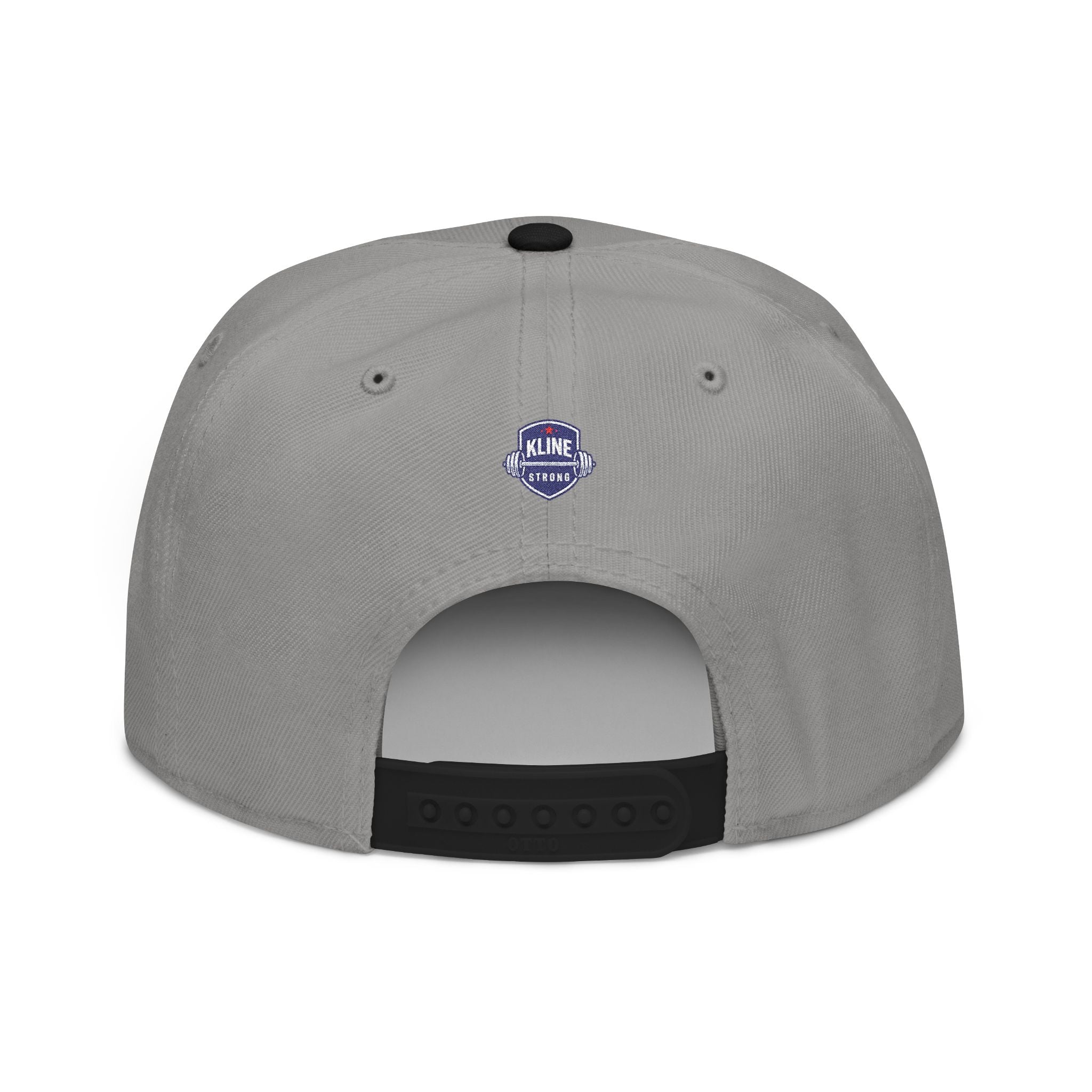 Embroidered Street Patch Snapback Hat — Red Graffiti Logo
