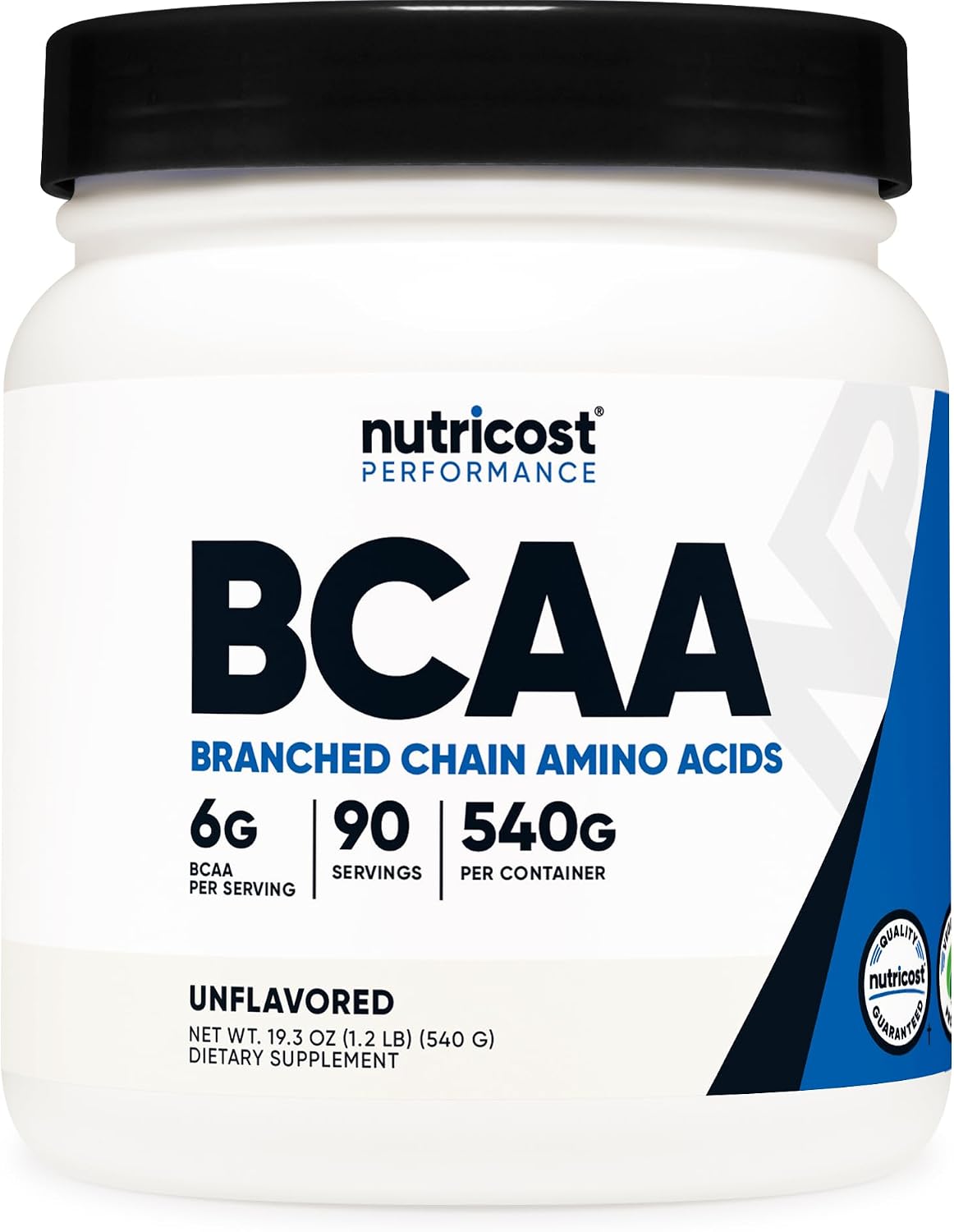 Nutricost BCAA Powder (Strawberry Kiwi, 90 Servings) - Optimal 2:1:1 Ratio