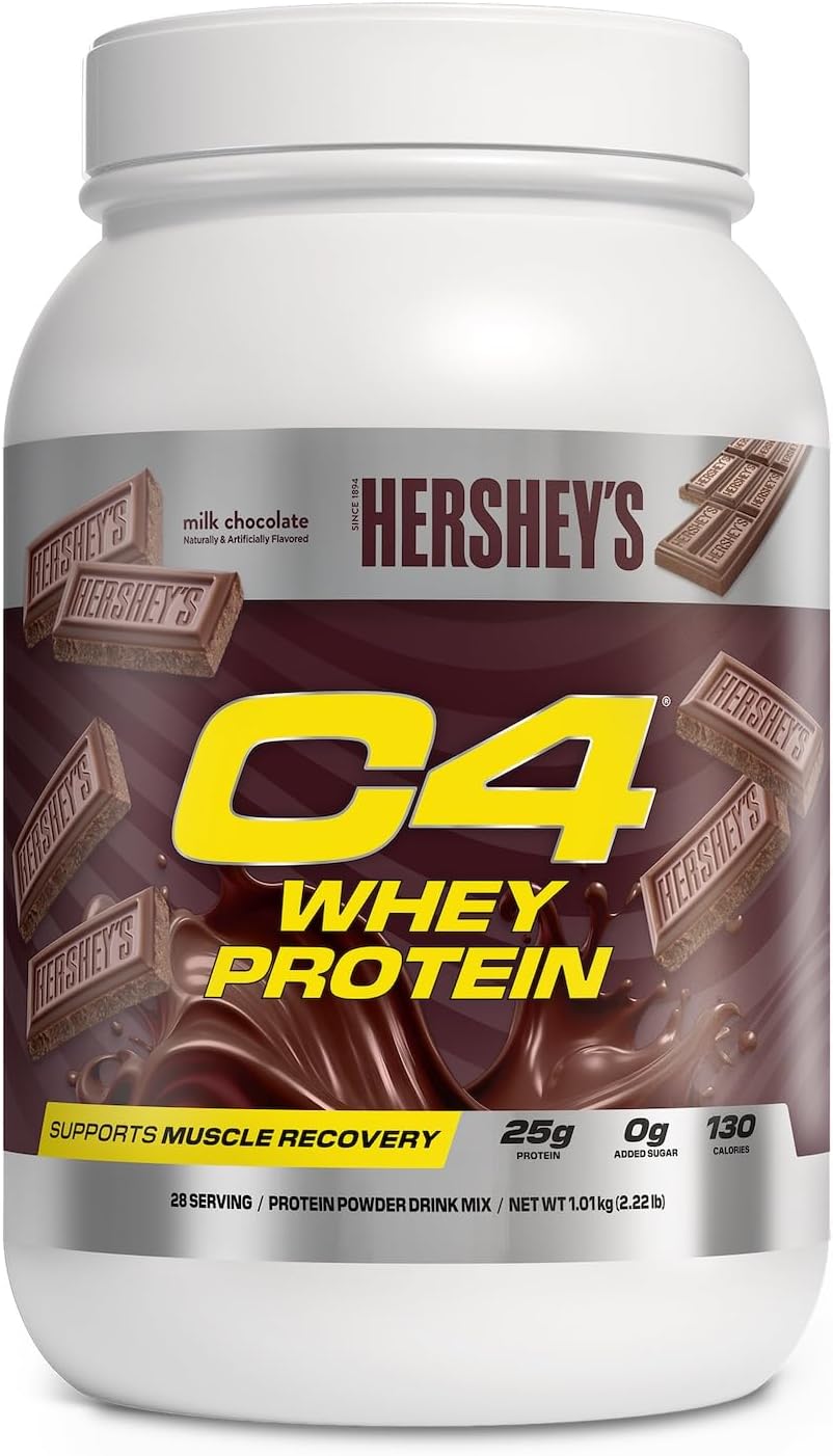 C4 Whey Protein Powder, 25g of Protein for Muscle Recover, 28 Servings