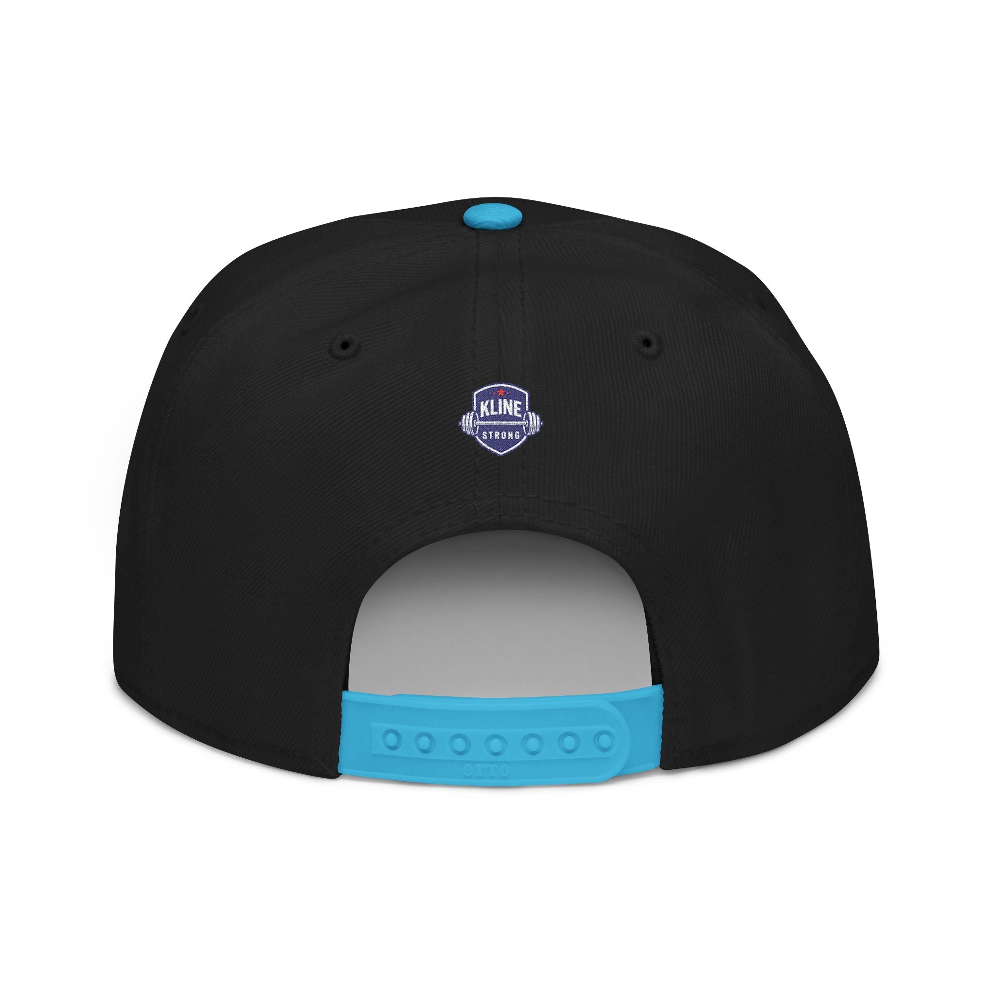 Embroidered Street Patch Snapback Hat — Red Graffiti Logo