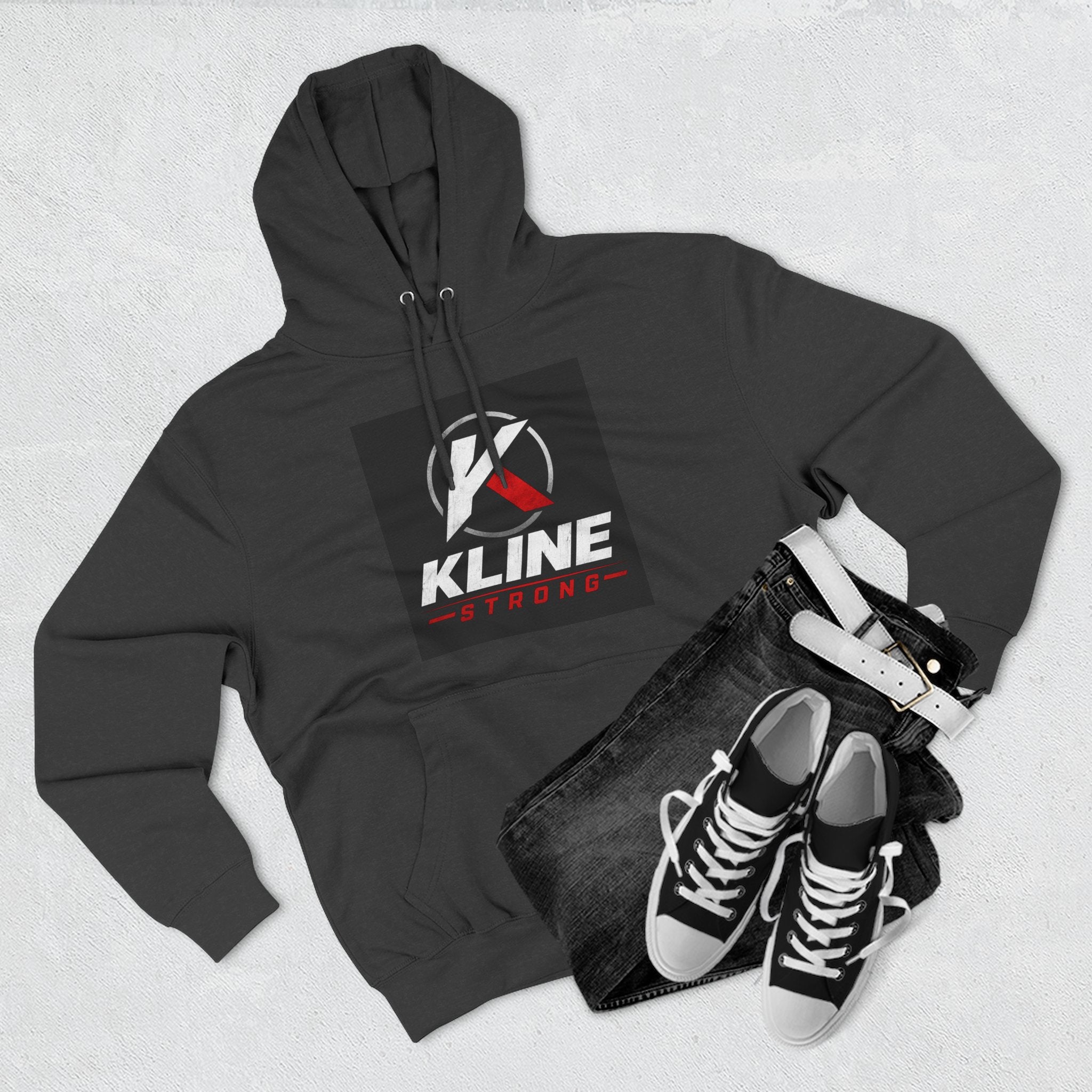 Kline Strong Three-Panel Fleece Hoodie