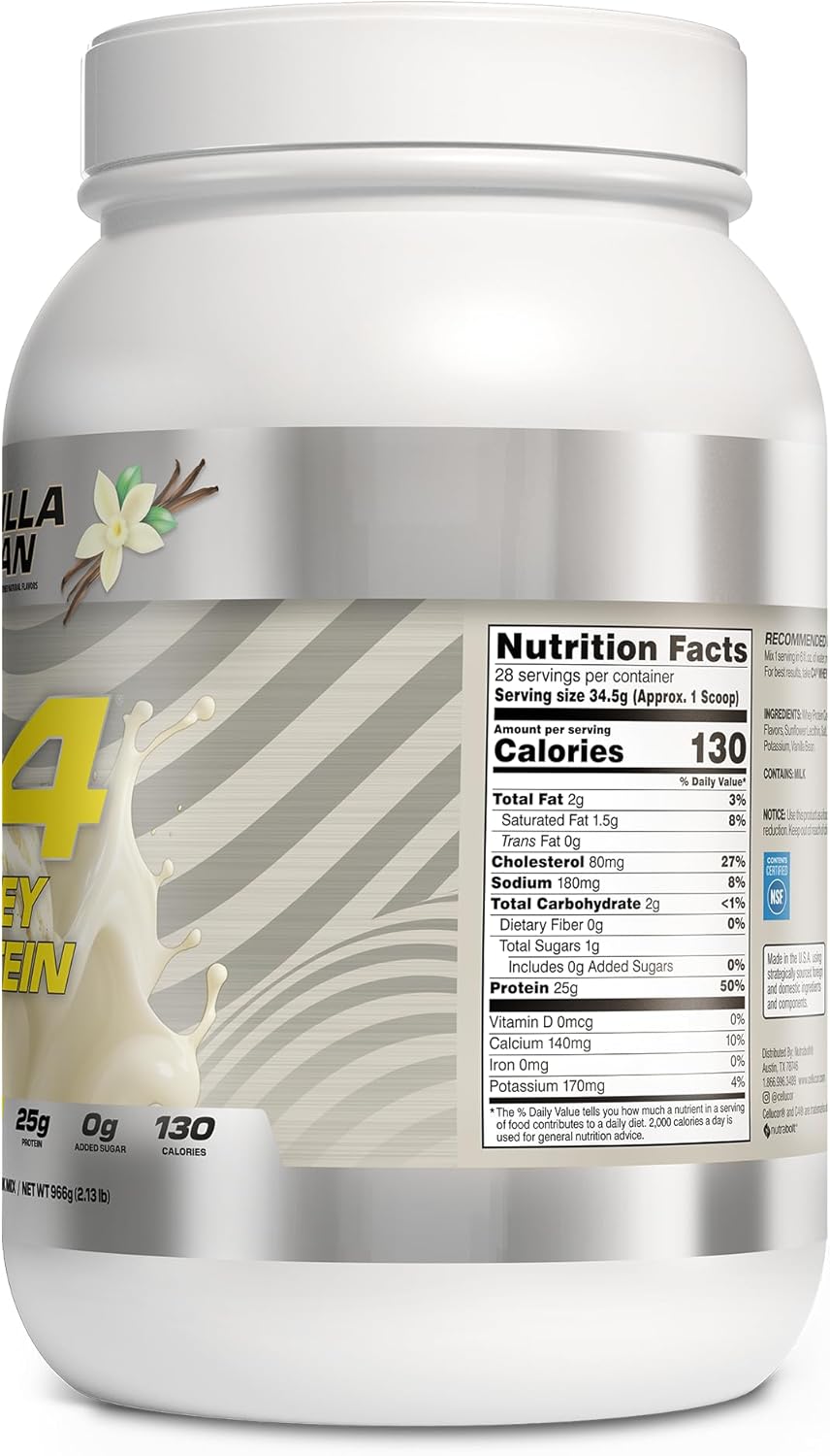 C4 Whey Protein Powder, 25g of Protein for Muscle Recover, 28 Servings