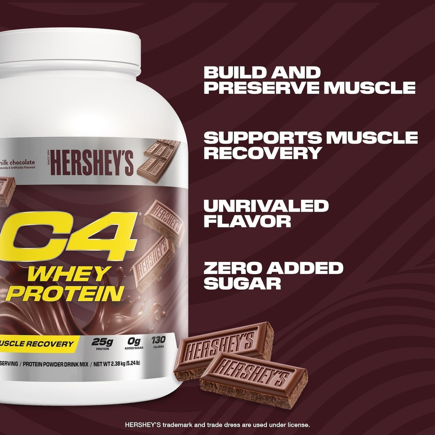C4 Whey Protein Powder, 25g of Protein for Muscle Recover, 28 Servings