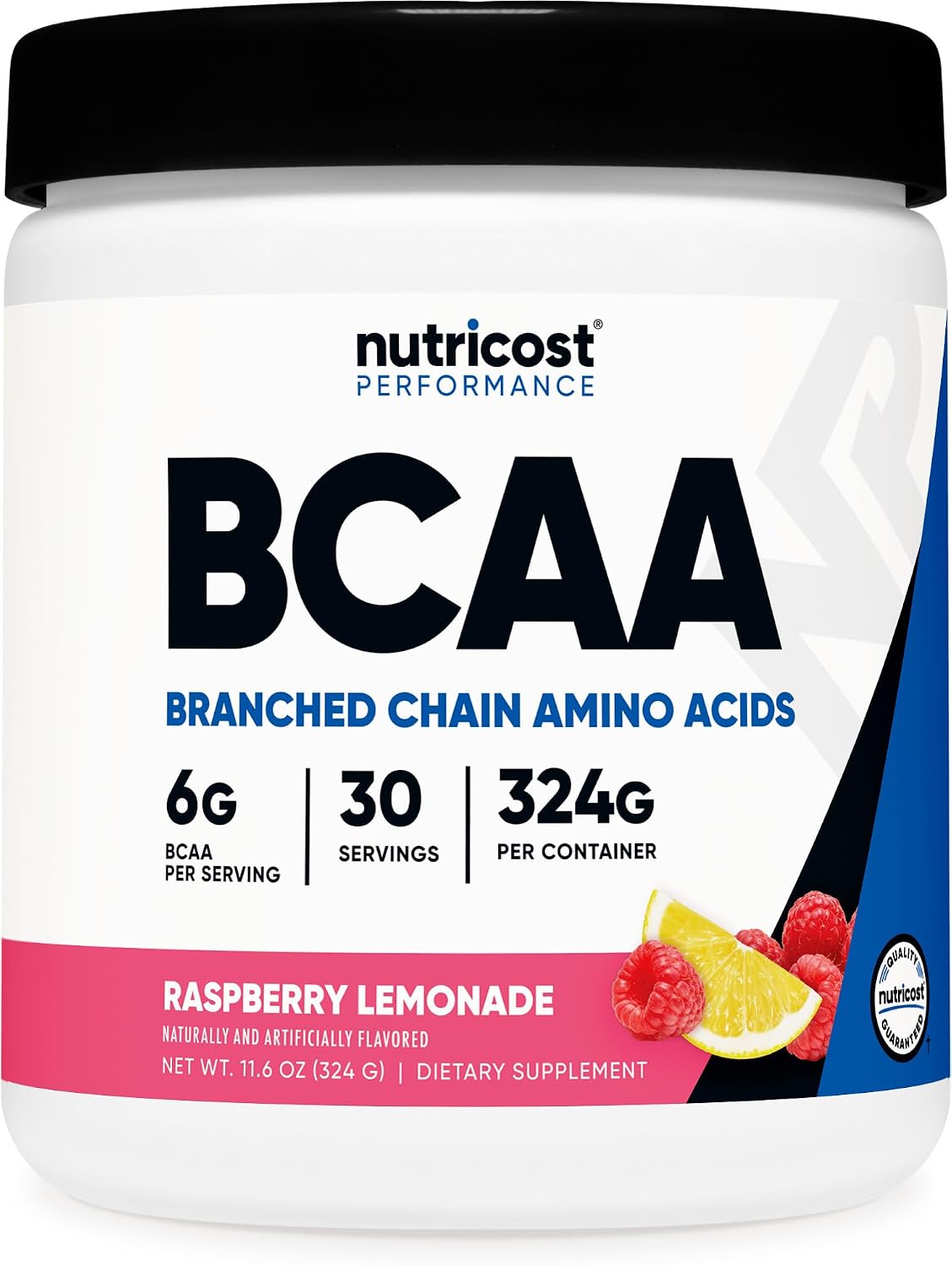 Nutricost BCAA Powder (Strawberry Kiwi, 90 Servings) - Optimal 2:1:1 Ratio