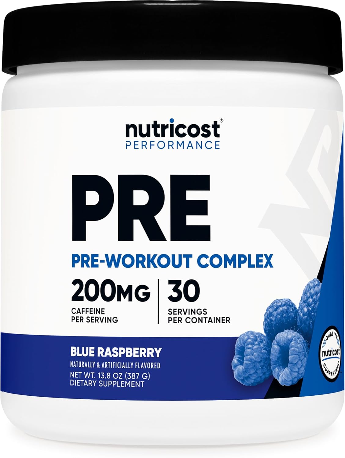 Nutricost Pre-Workout Complex Powder (Blue Raspberry) 30 Servings | Pre-Workout Supplement with Beta-Alanine, Taurine & Amino Acids