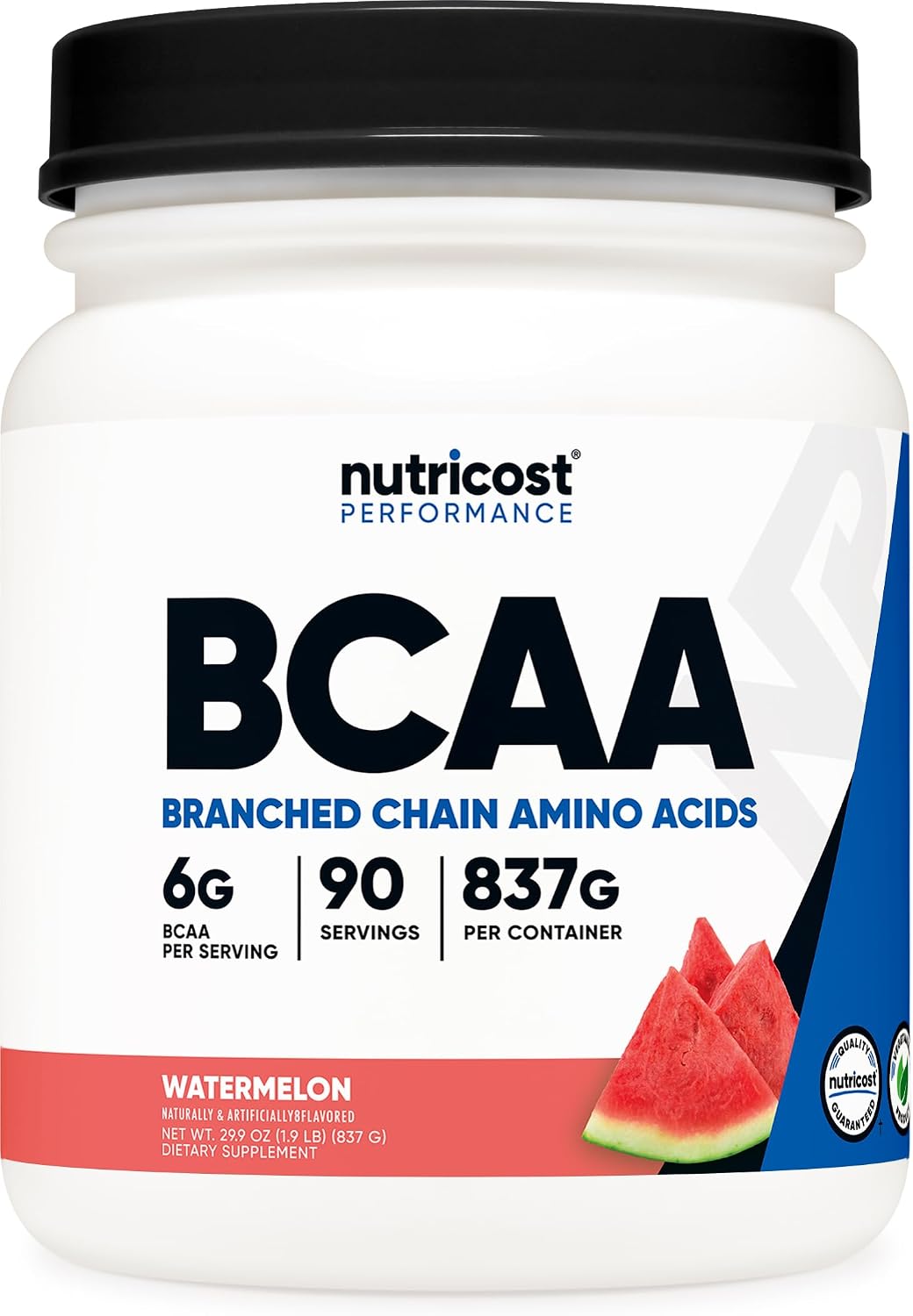 Nutricost BCAA Powder (Strawberry Kiwi, 90 Servings) - Optimal 2:1:1 Ratio