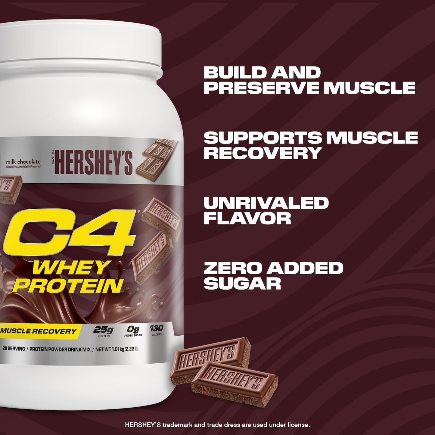 C4 Whey Protein Powder, 25g of Protein for Muscle Recover, 28 Servings