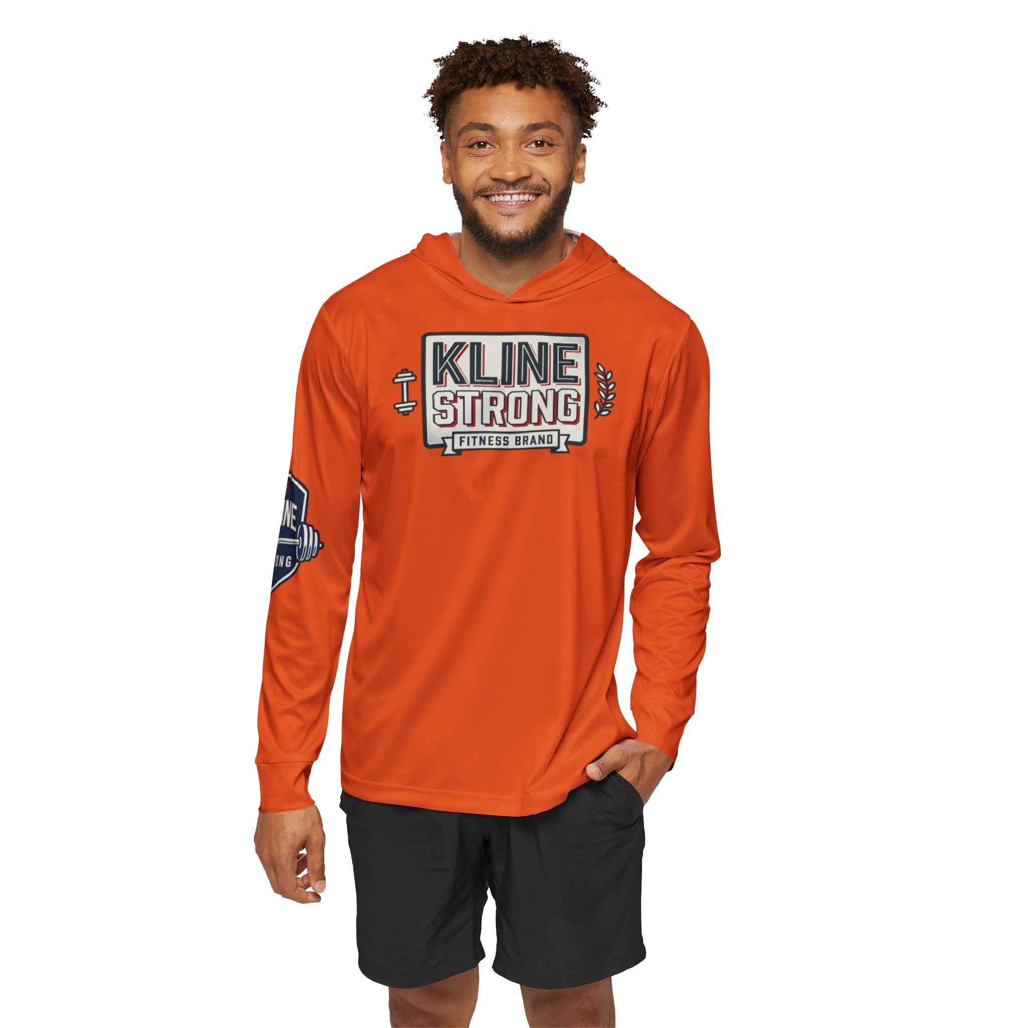 Kline Strong Fitness Hoodie — Men's Gym Warmup Hooded Shirt