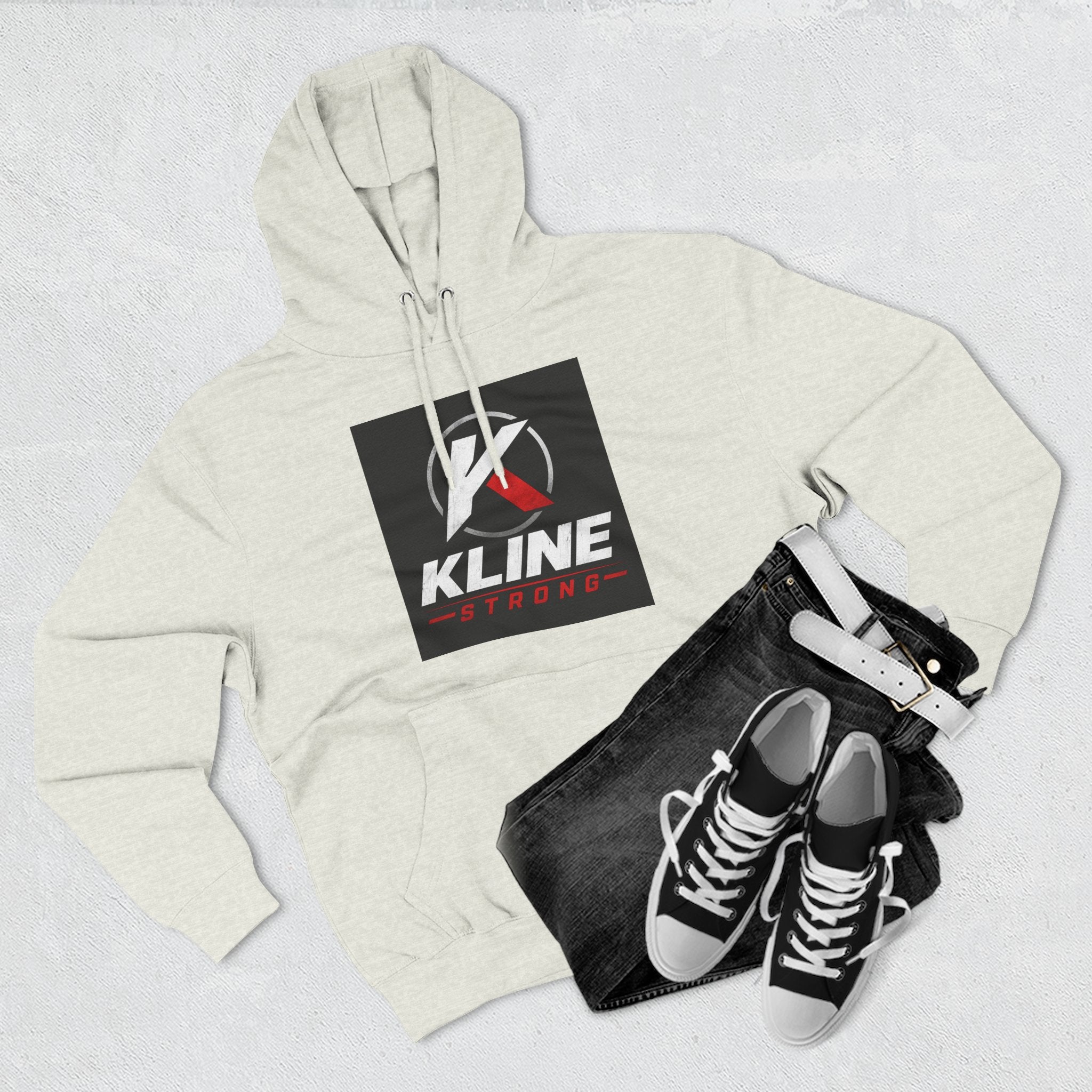 Kline Strong Three-Panel Fleece Hoodie