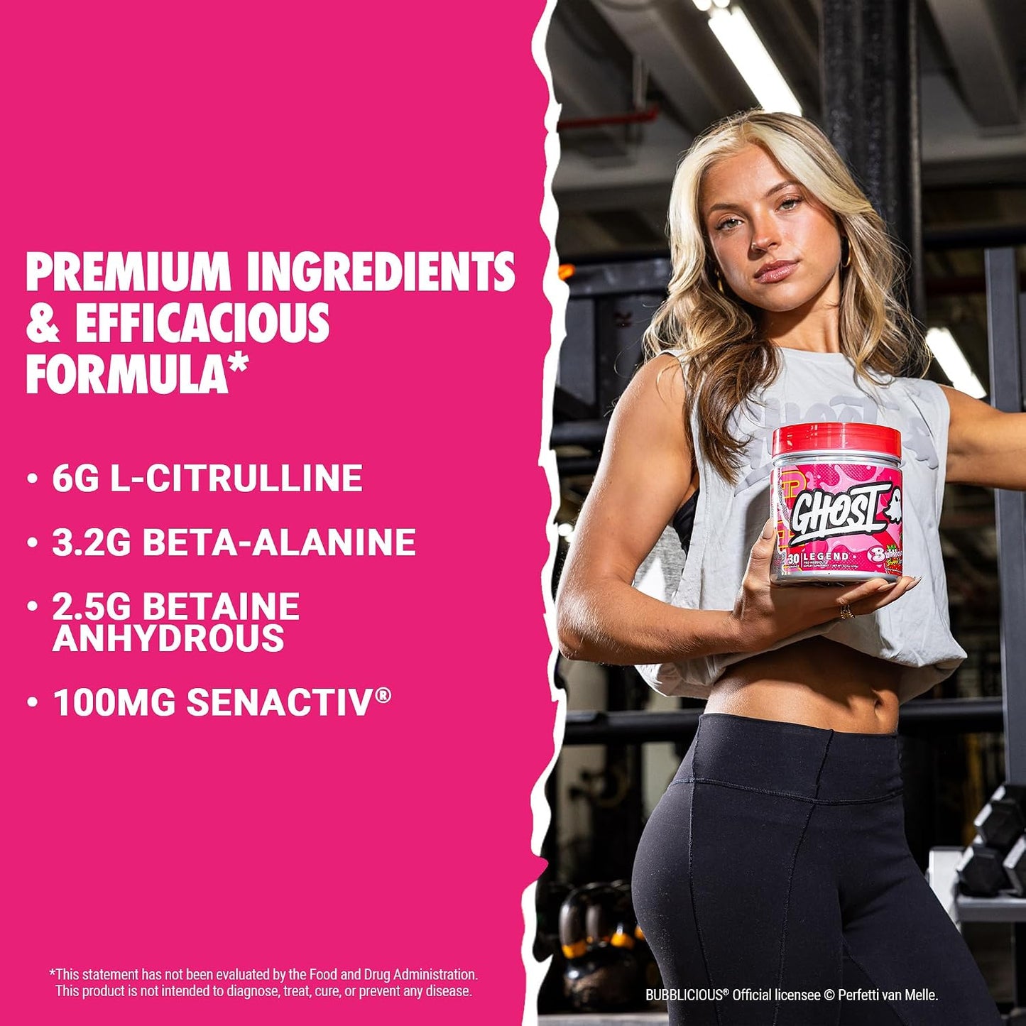 GHOST Legend Pre-Workout Powder, Sonic Cherry Limeade, 30 Servings | Pre-Workout with 300MG Caffeine, L-Citrulline, & Beta Alanine - Energy & Focus for Men & Women - Free of Soy, Sugar, & Gluten
