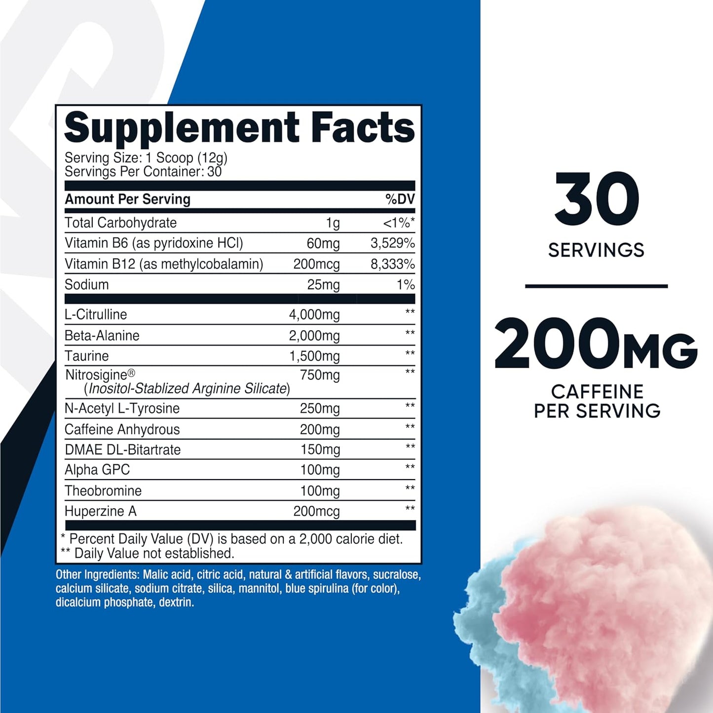Nutricost Pre-Workout Complex Powder (Blue Raspberry) 30 Servings | Pre-Workout Supplement with Beta-Alanine, Taurine & Amino Acids