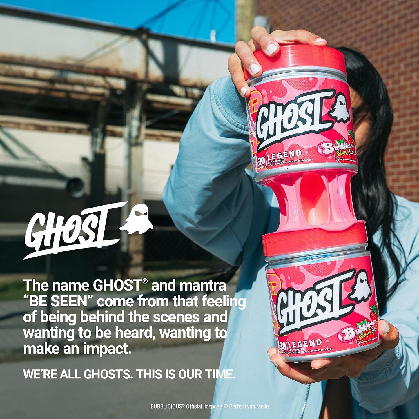GHOST Legend Pre-Workout Powder, Sonic Cherry Limeade, 30 Servings | Pre-Workout with 300MG Caffeine, L-Citrulline, & Beta Alanine - Energy & Focus for Men & Women - Free of Soy, Sugar, & Gluten