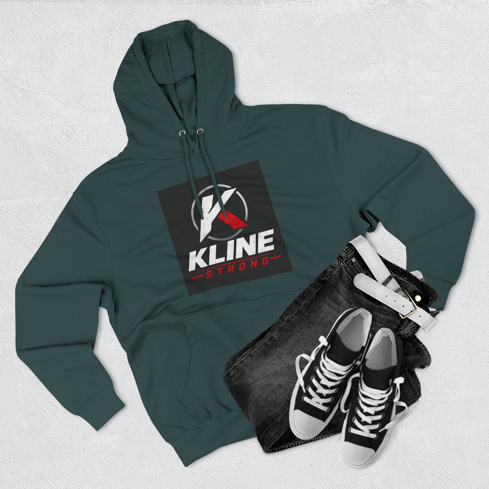 Kline Strong Three-Panel Fleece Hoodie