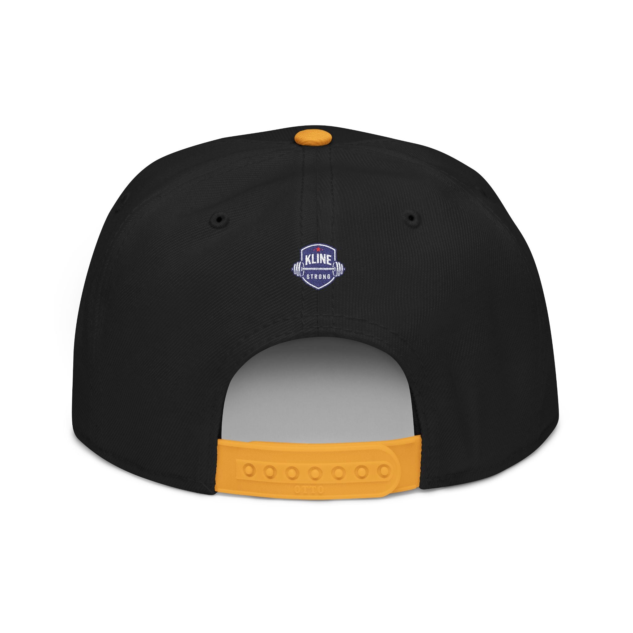 Embroidered Street Patch Snapback Hat — Red Graffiti Logo
